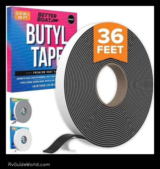 how to use butyl tape on rv